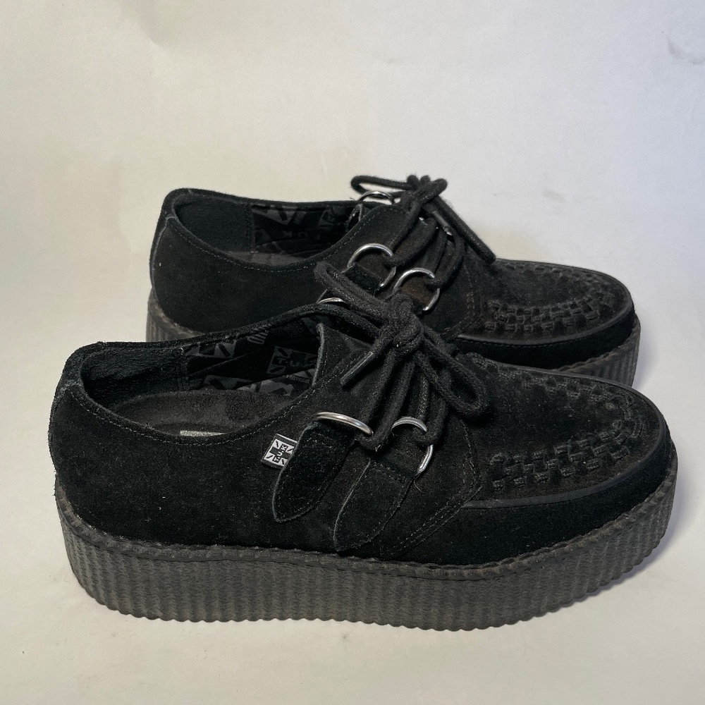 T.U.K Black Suede Viva Mondo Creepers